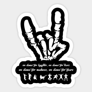 Music & Dance QUOTES Rock Finger Sticker